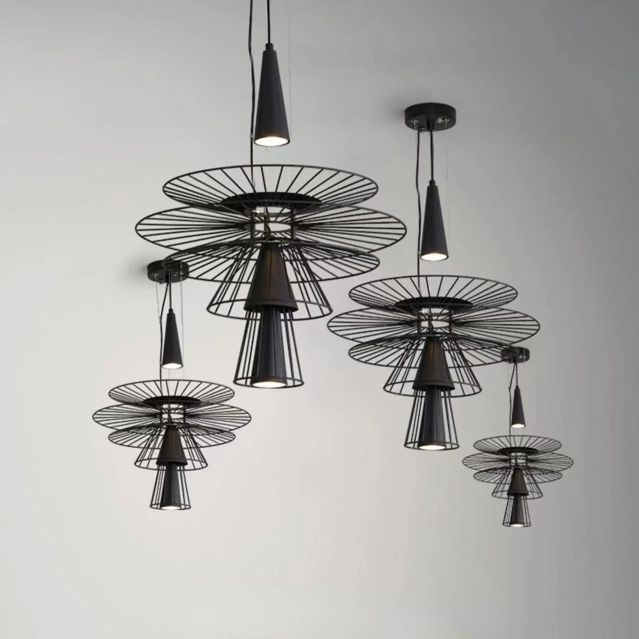 

Modern Led Pendant Light for Dinning Room Iron Art Design Home Decor Hanging Lamp Black/Gold Nordic Spot Led Light Fixture