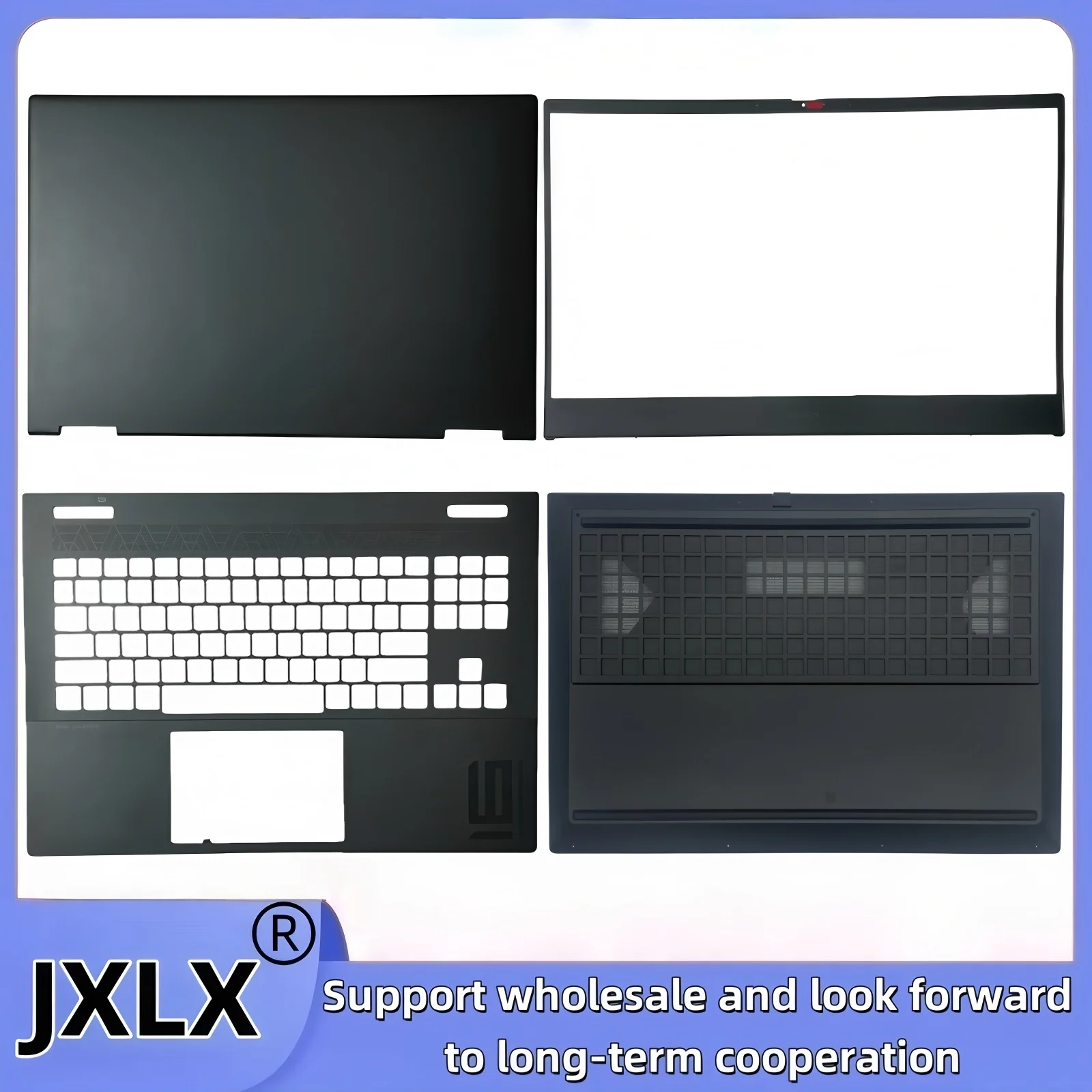 

JXLX® New for HP OMEN 9 16-U 16-wf tpn-c167 16-WD Laptop LCD Back Cover Top Case/Front Bezel cover/Palmrest Cover/Bottom Base