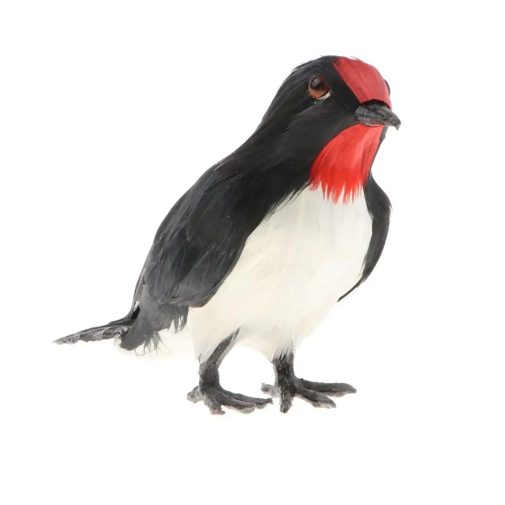 Kids Emulation Swallow Toy, Faux Fur Model Figures, Bird Animal Collection, Home Desk Decor