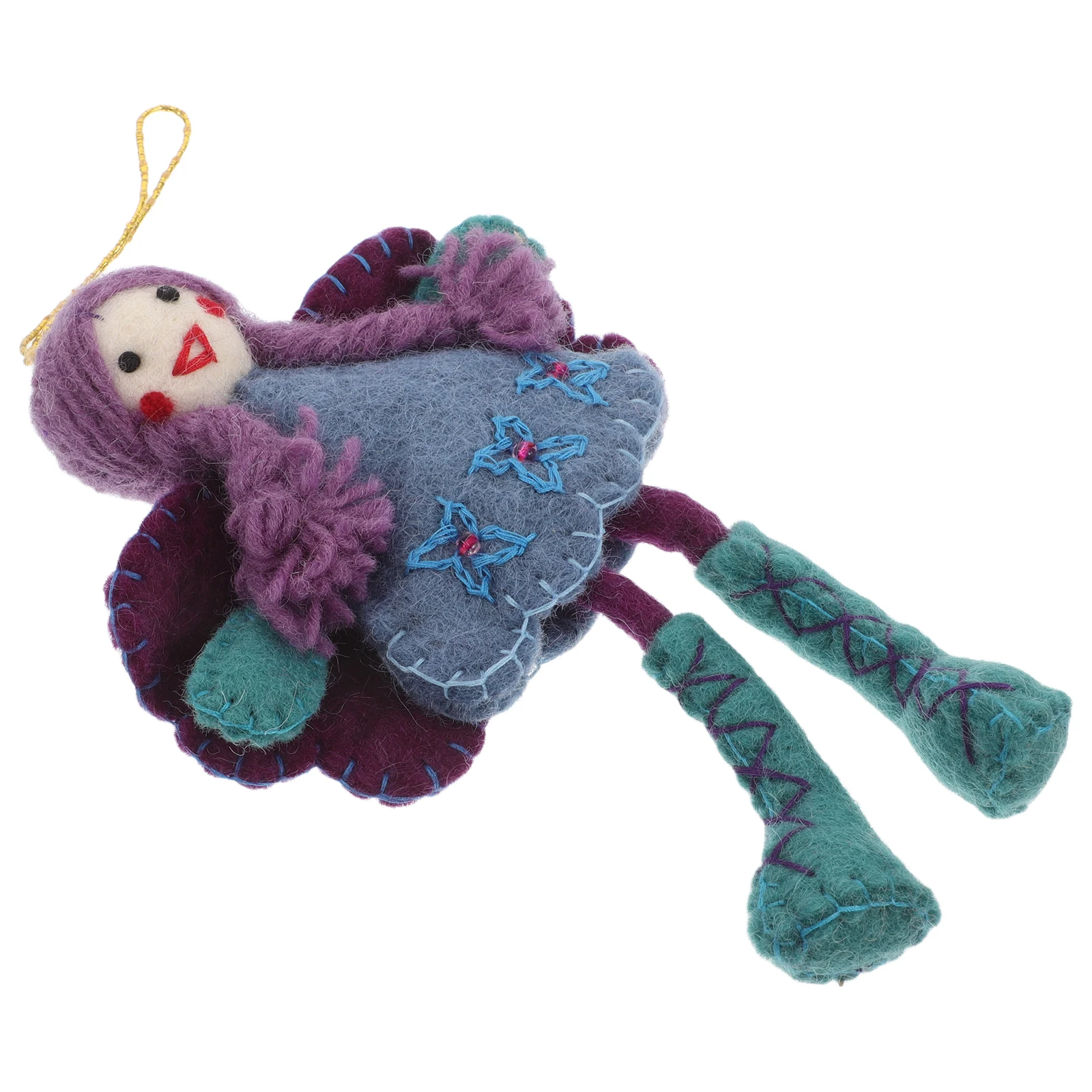 

Cute Wool Felt Pendant Handmade Christmas Ornament Keychain Bag Accessory Adorable Charm For Women Party Favor Decoration