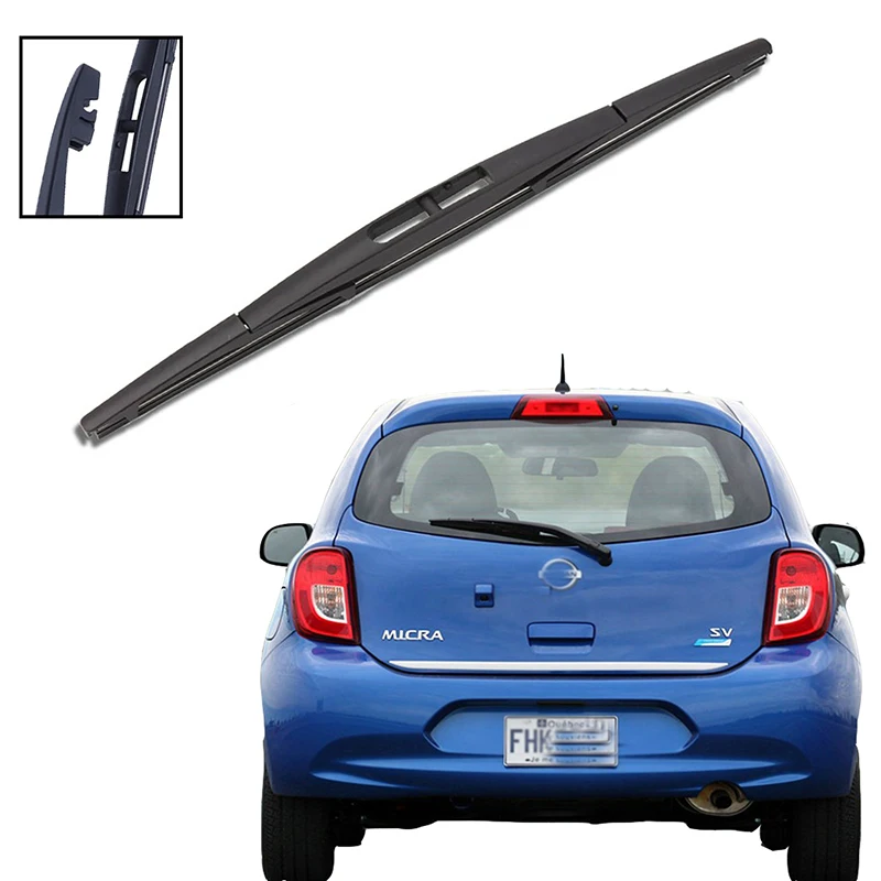 12 "Heckscheiben scheibe Scheiben wischer blatt für Nissan Micra März Fließheck 2014-2018 Autozubehör Zubehör