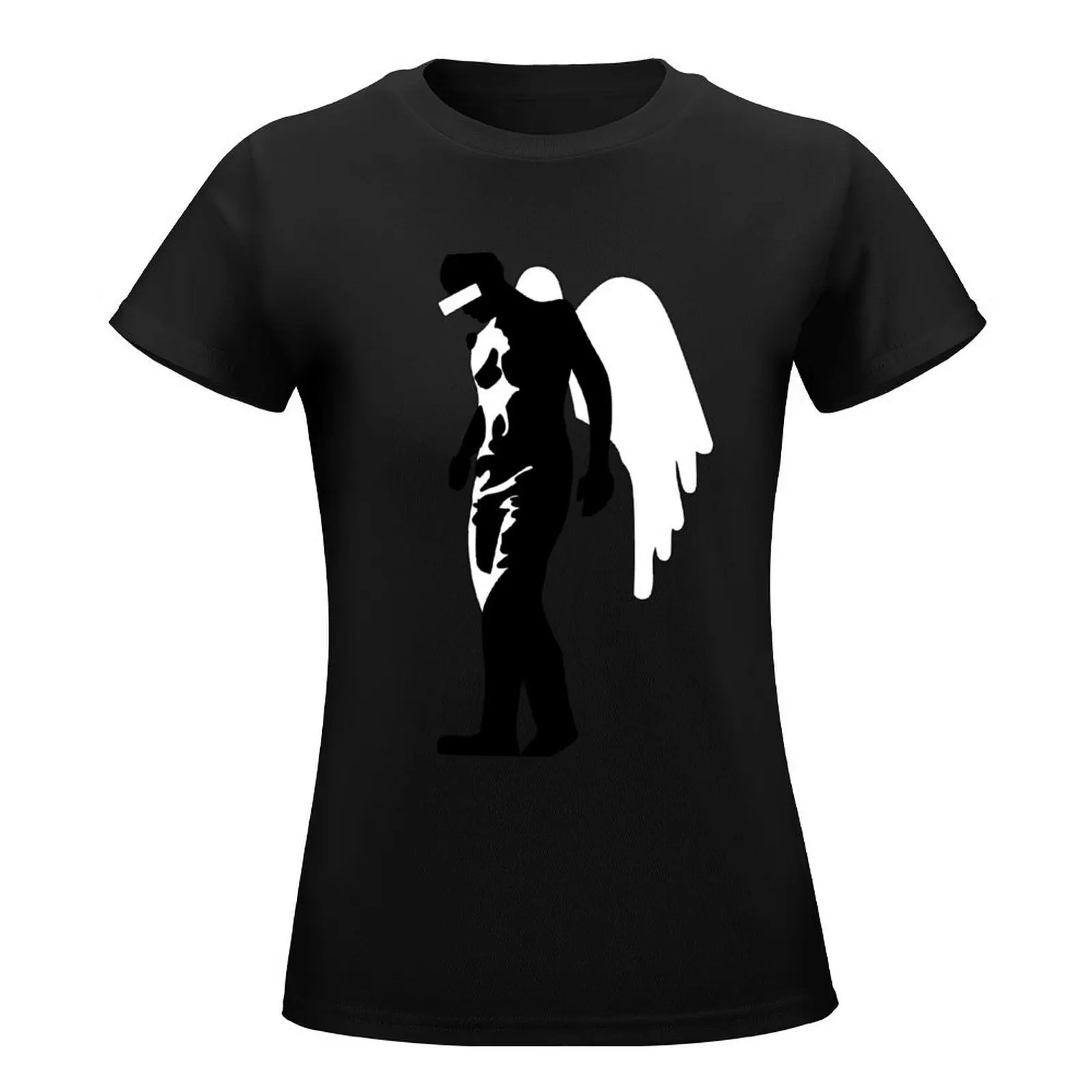 Broken Angel T-Shirt hippie clothes korean fashion t-shirt dress for Women plus size