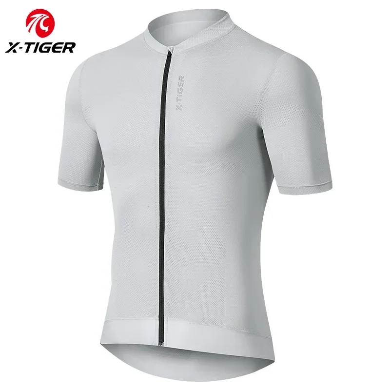 X-TIGER Sommer Radfahren Jersey Sport Atmungsaktive Kurze Shirt Slim Pro Radfahren Jersey Racing Top Casual Kleid POShirt Kurzarm 5