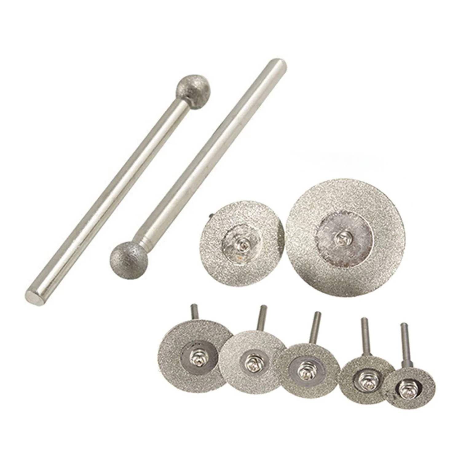 

-ABLP 10 шт. 5 мм шариковый нос, хвостовик 3 мм, алмазные шлифовальные насадки с 10 шт. Набор алмазных отрезных дисков