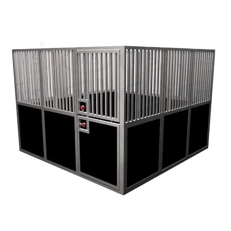 300X300X220 Cm Stable Modular Woven Welded Stable Temporary Custom Heavy Duty Stable Boxes