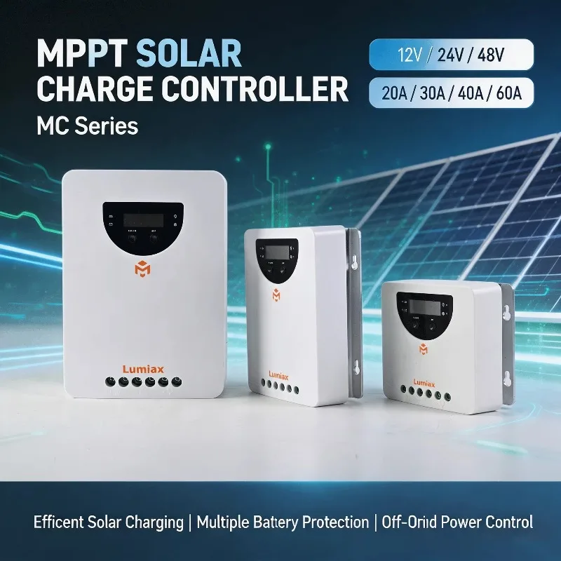 Mppt Solar Charge Controller 20A 30A 40A 60A 12V 24V 48V Bluetooth Max 150V Pv Input Regulator Off Grid RV Energy System