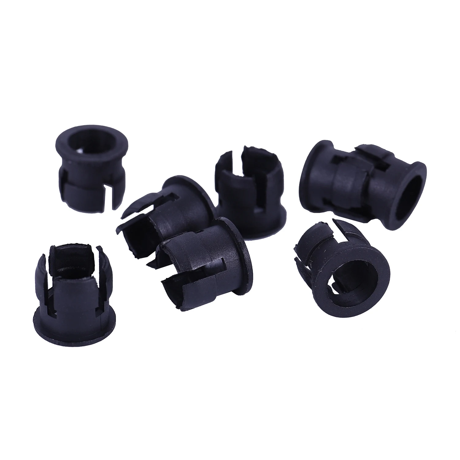 100 Pieces Black Plastic 5mm LED Clip Holder Display Panel Mount Cases