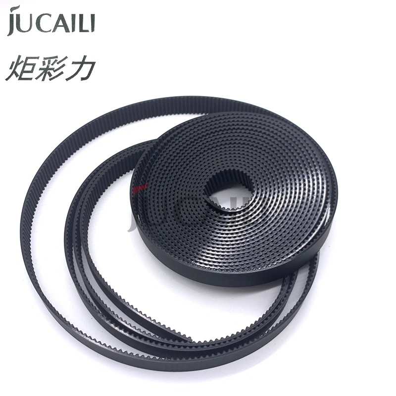 Jucaili printer pulley belt/long belt black belt for xp600/DX5/DX7 head for Allwin Xuli Human large format printer 9m