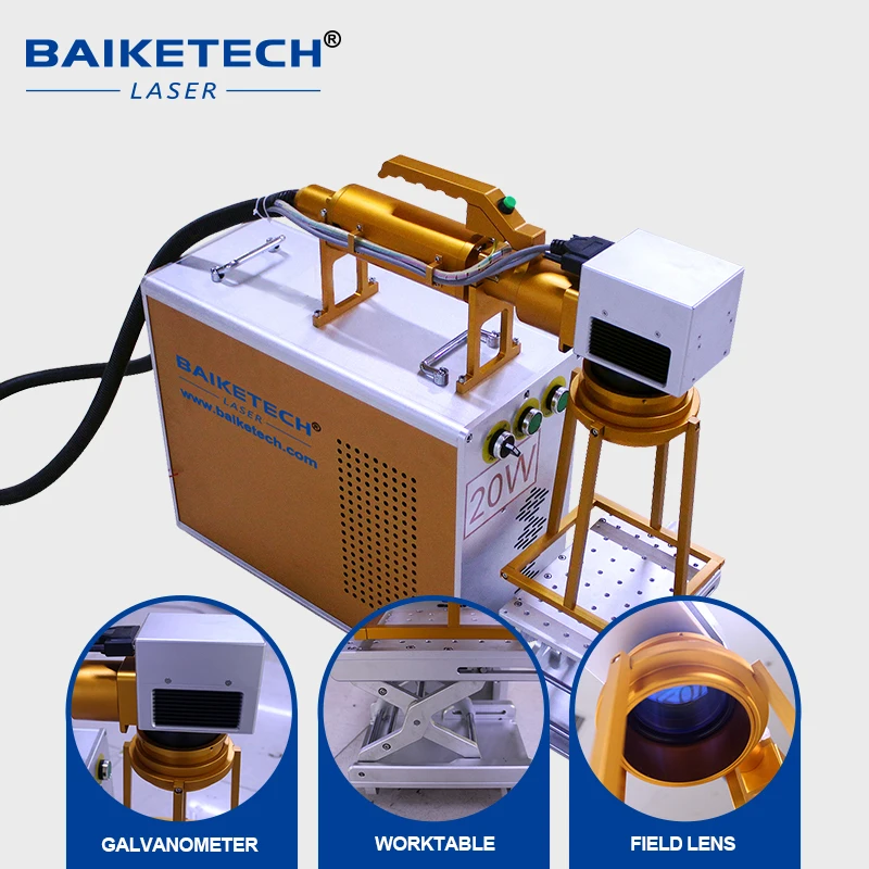 Automatische Vision Lasermarkeermachine Roestvrij staal Aluminiumoxide Markering Hoog rendement 30W Fiber Lasermarkeermachine
