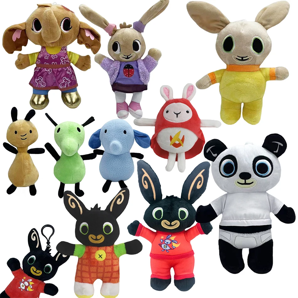 Kawaii Bunny Plush Toy Cute Cartoon Rabbit Panda Elephant Stuffed Animals Plushie Doll Baby Toys 18-30cm Children Gift