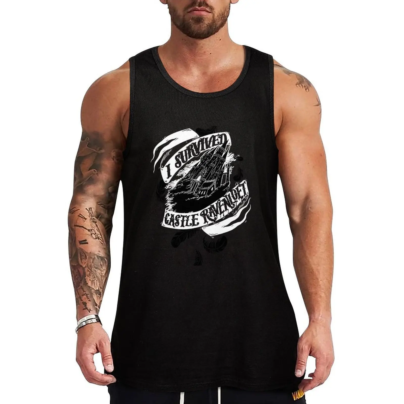 I Survived Castle Ravenloft - Curse of Strahd Tank Top Cooling Fabric Tank Top Summer Lightweight Sleeveless