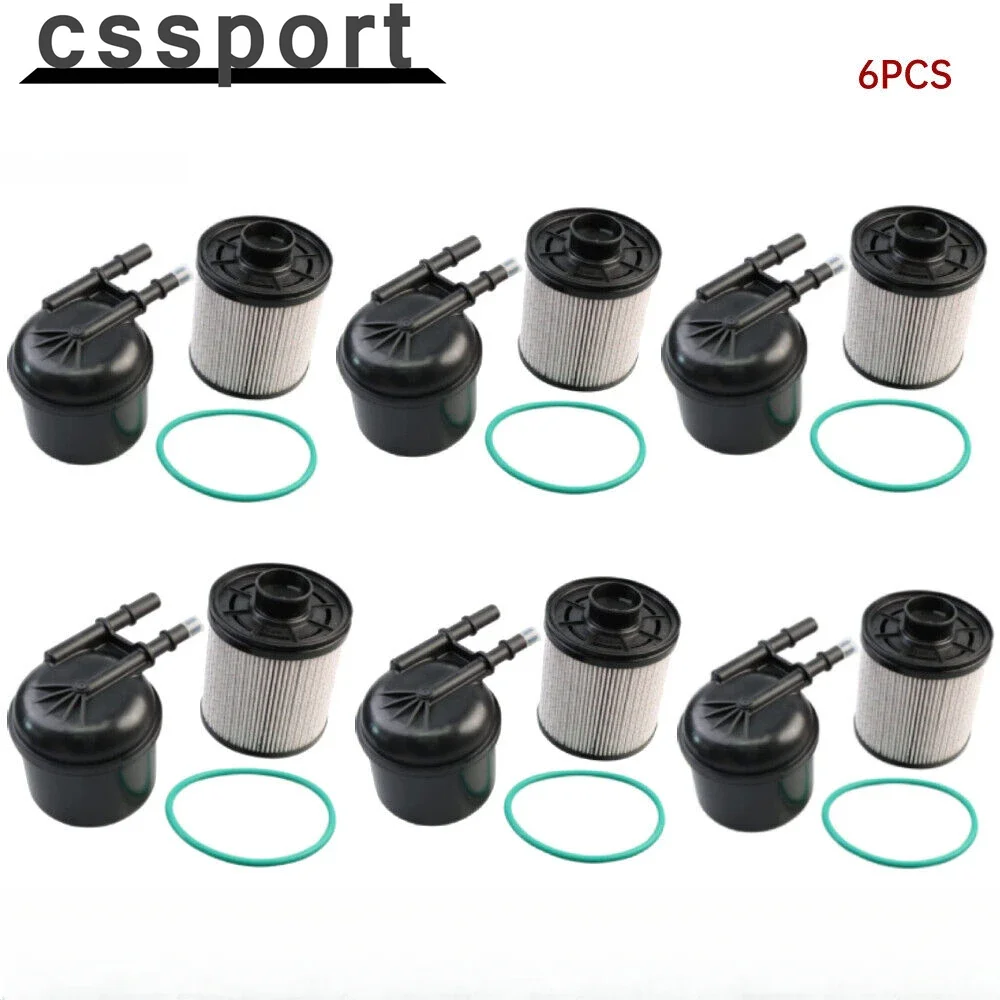 

FD-4615 BC3Z-9N184-B BC3Z9N184B 6 шт. FD4615 Топливный фильтр для Ford F250 F350 F450 F550 6.7L V8 Diesel 2011-2016 гг.