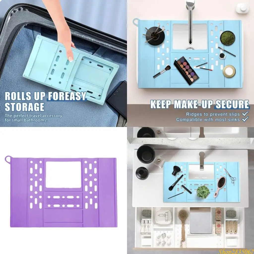 

Многофункциональное складное пространство сэкономить крышку раковины Легко в очистке мата