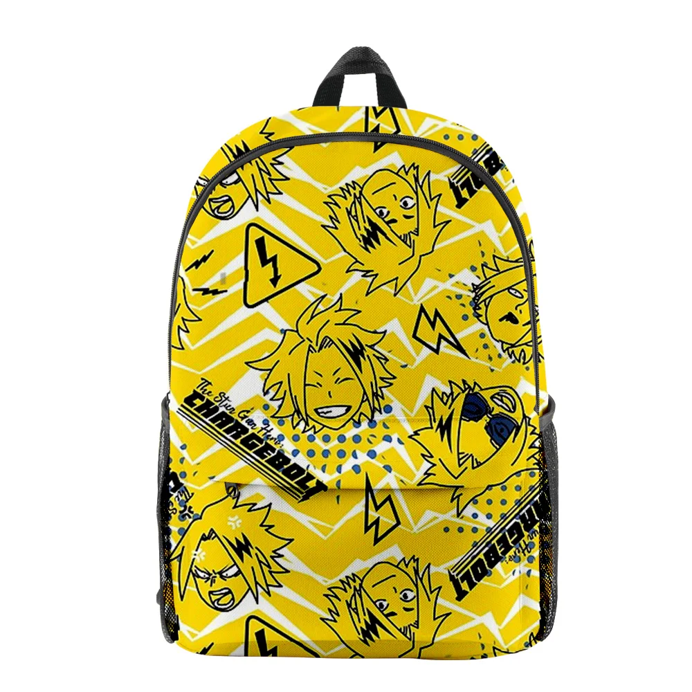 

Classic Novelty Denki Kaminari pupil Bookbag Notebook Backpacks 3D Print Oxford Waterproof Boys/Girls Casual Travel Backpacks