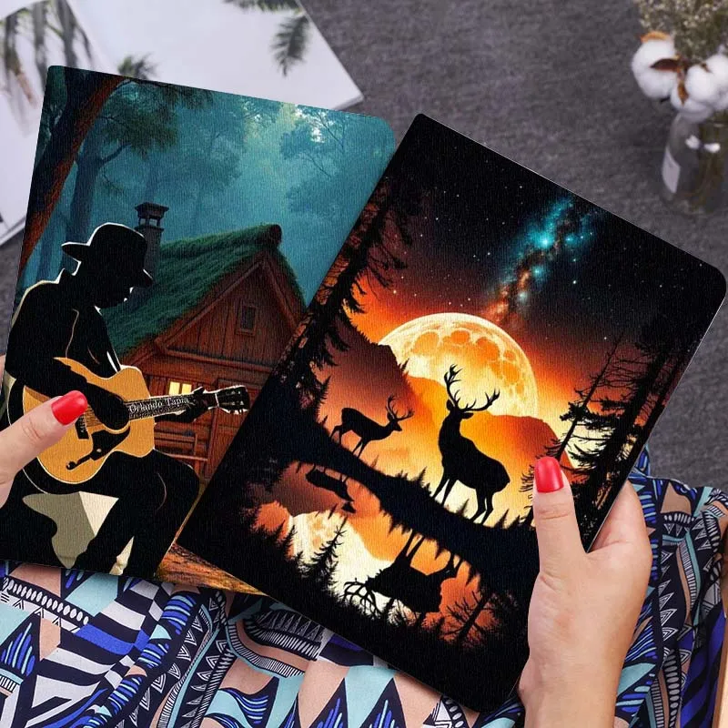 

Чехол для планшета Starry Night Deer Lake Gift для Lenovo Xiaoxin Legion Pad Tab Pro GT Y700 Gen4 2 11 P11 M10 K10 3rd Plus Gen