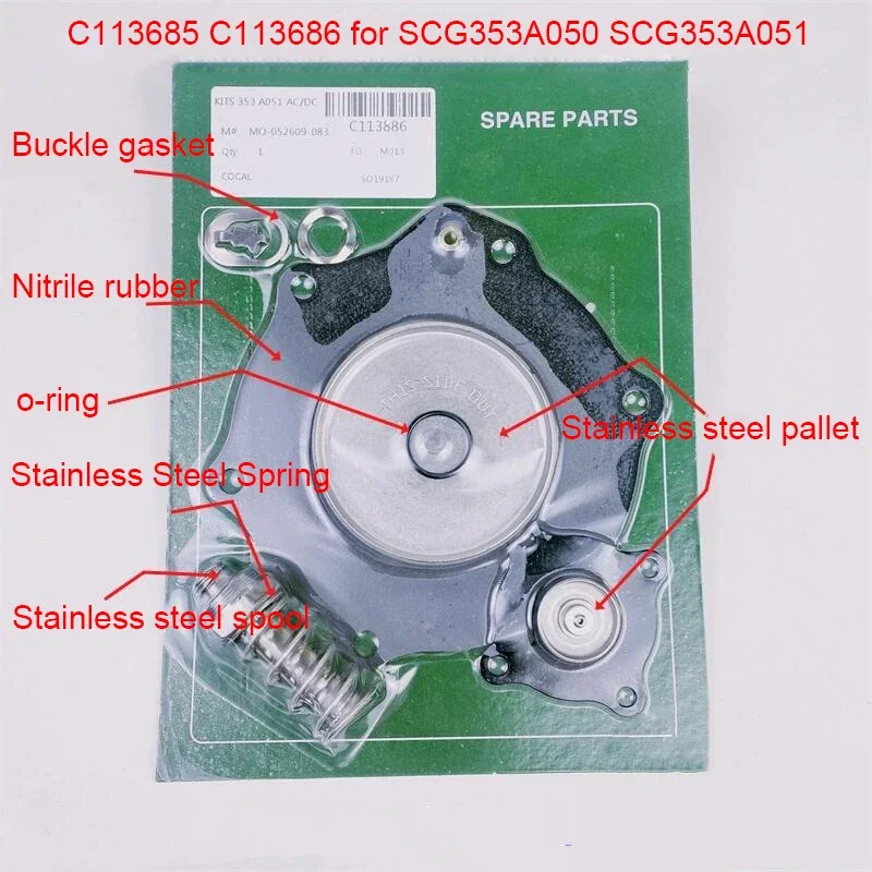 Dust Collector Pulse Valve Diaphragm Repair Kit C113444 C113443 C113827 C113686 C113685