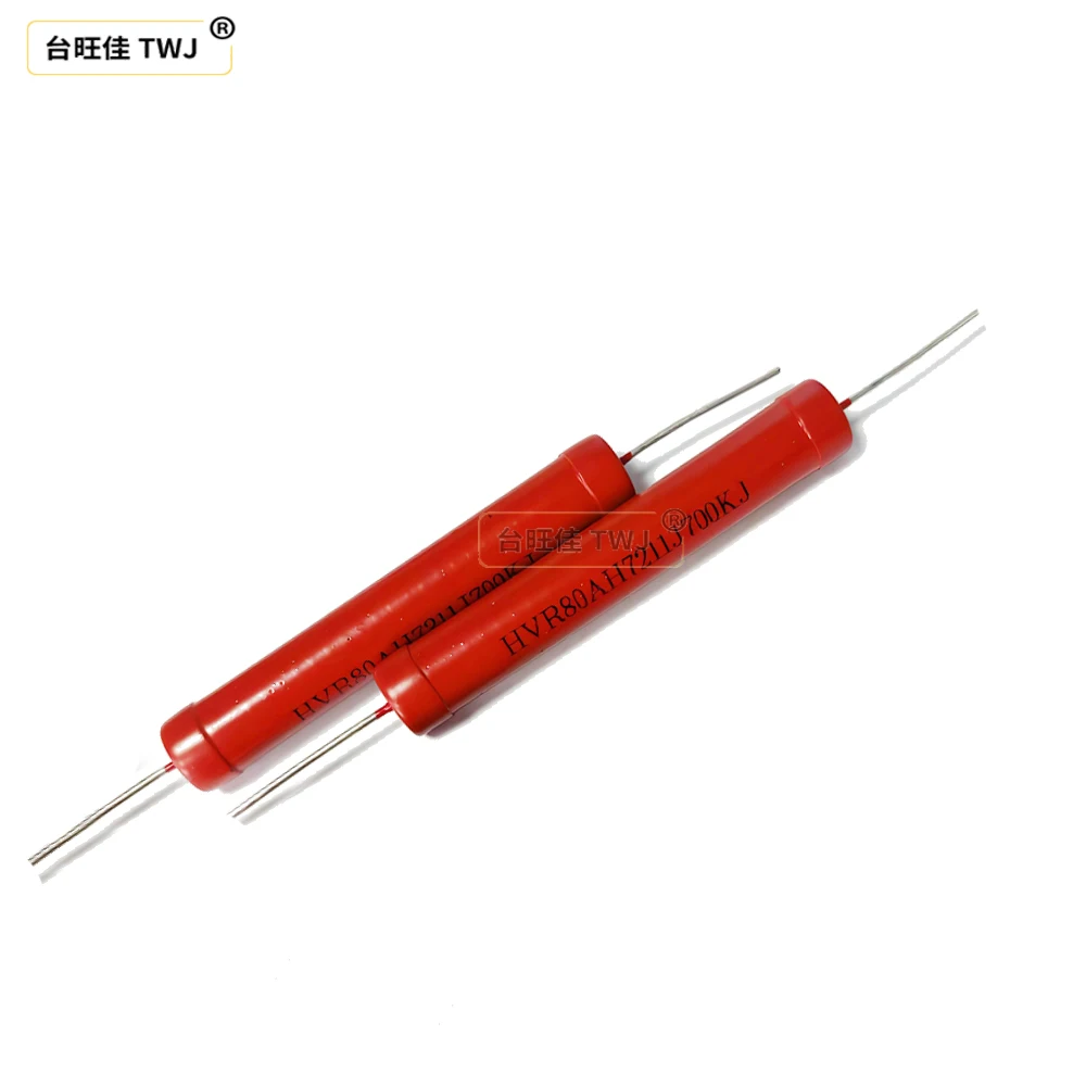 1Pcs HVR80AH7211J high voltage resistor 13W1M3M1G 50M 5K 10K100K1G Ohmic thick film resistor