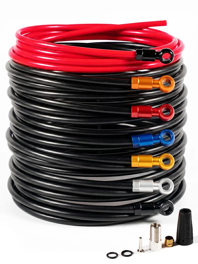AliExpress chooee CNC Bike Hydraulic Brake Hose 5mm*2M Oil Tube Line for Shimano SLX XT XTR BH59 BH90 MTB Bicycle Brake Cable Replacement