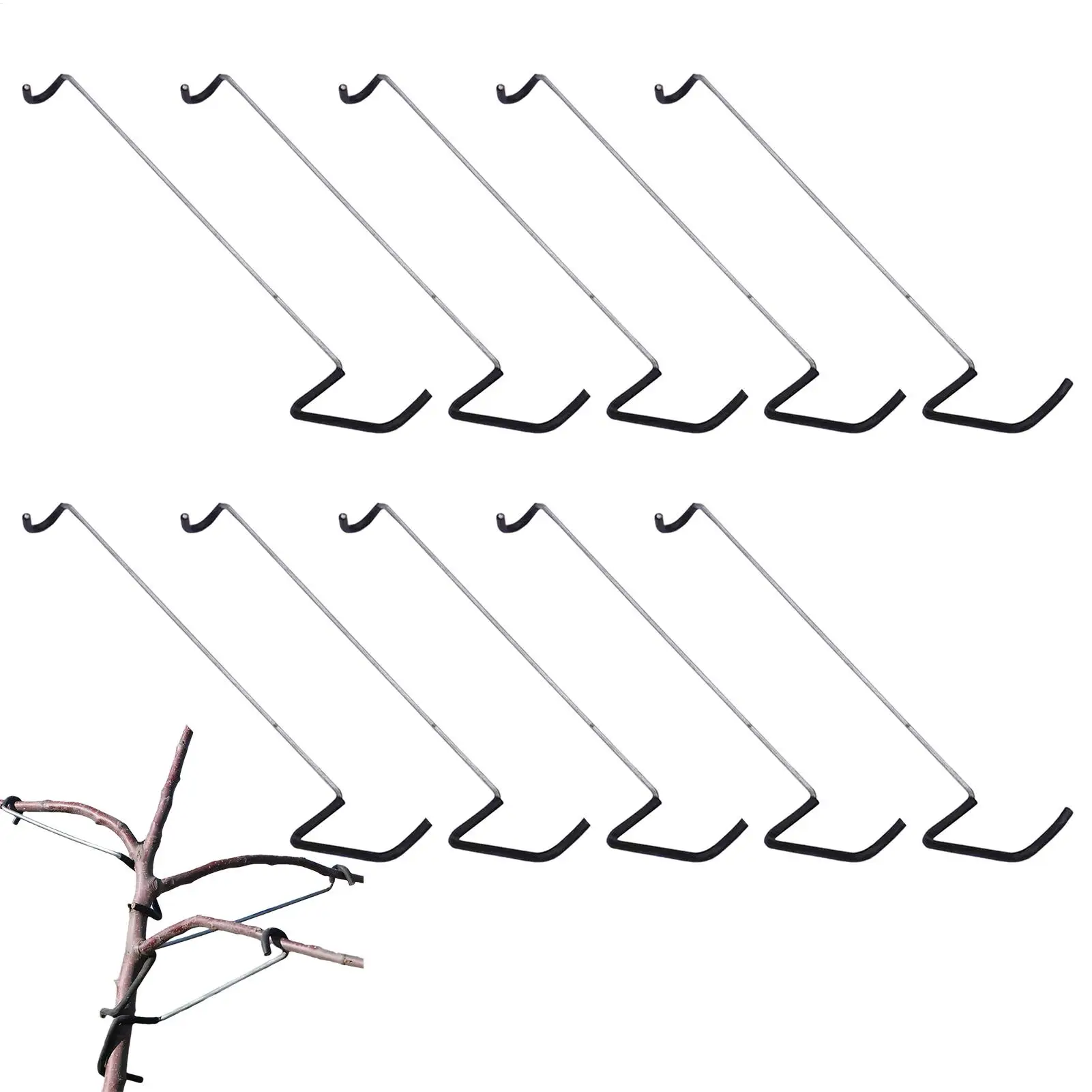 10pcs Fruit Branch Spreader Branch Bending Tool  Fruit Tree Holder Branch Limb With Protective Sleeve Bending Tool Support