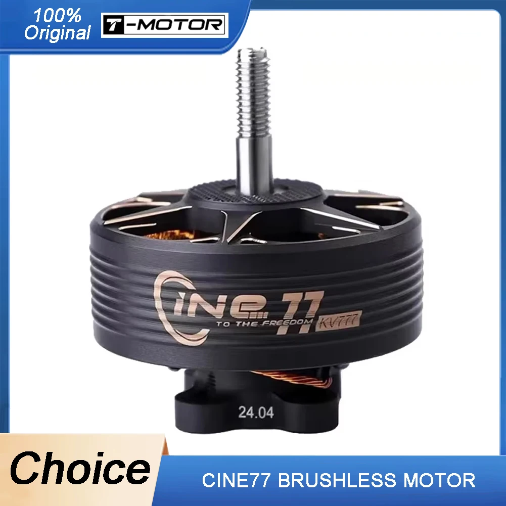 

T-MOTOR CINE77 Brushless Motor 477KV 12S 777KV 8S 977KV 6S For CINE 77 FPV MOTOR