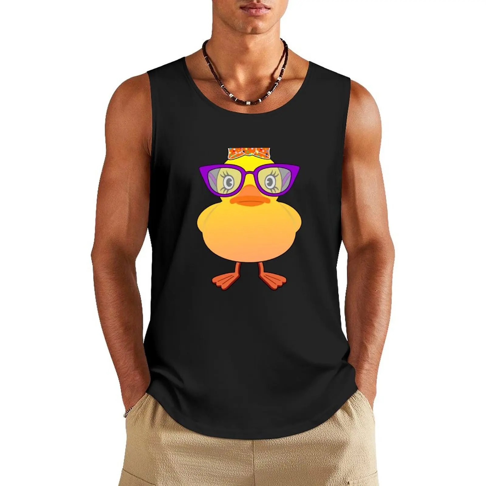 Rubber Duck Ducky Tank Top fashion 2024 man mens gym clothes