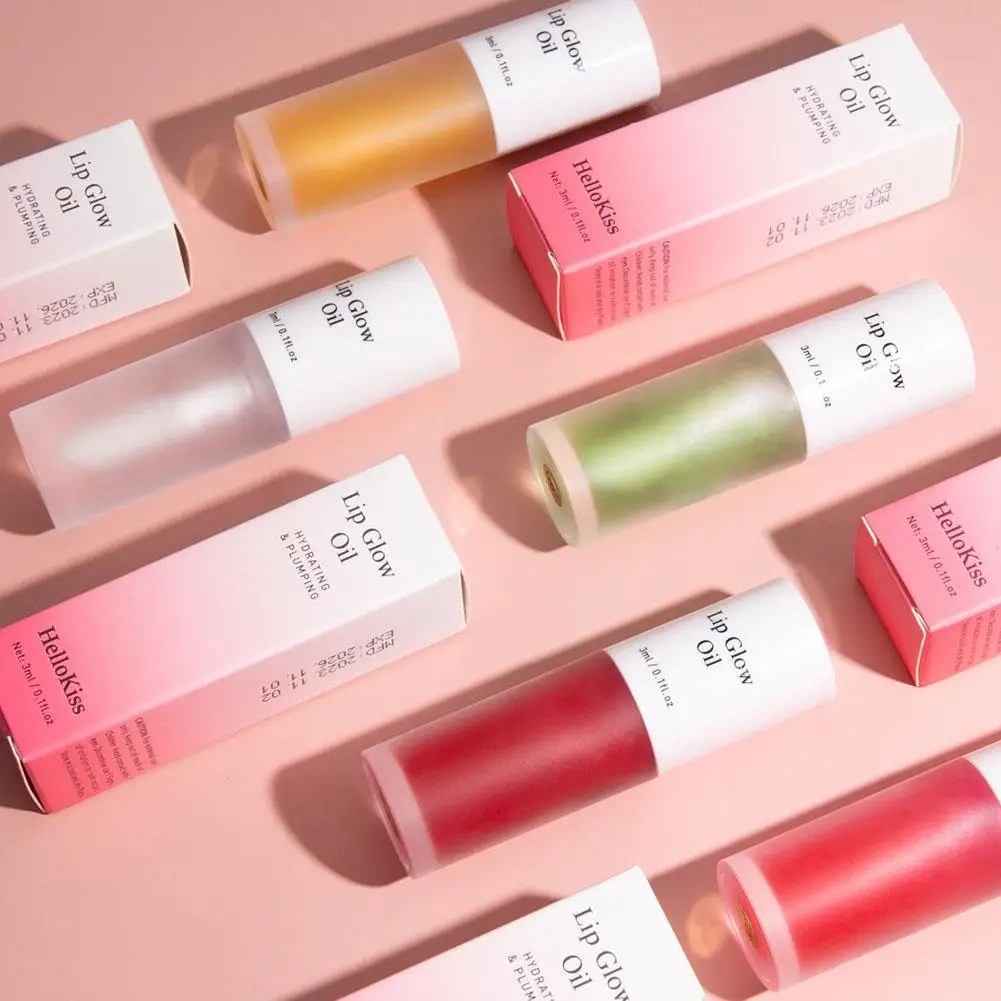 Lip Glaze Lip Oil Moisturizing Lip Tint Lips Moisturizer Long Lasting Jelly Oil Shiny Lipstick Lipgloss Balm Makeup Moistur P0H7