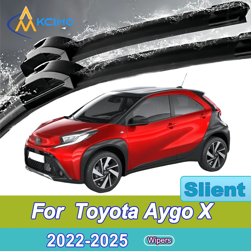 

Quiet Beam Wiper Blades 2pcs Windscreen Window Car Accessories For Toyota Aygo X AB70 2022-2025