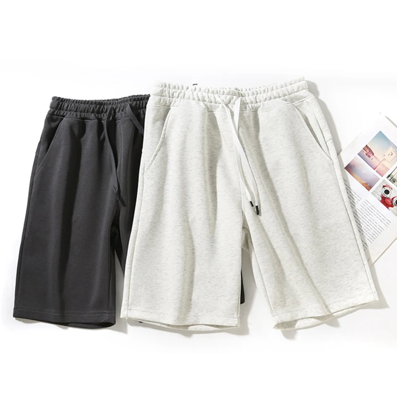 

Новые шорты, мужские летние повседневные шорты, модные стили, однотонные мужские шорты, дышащие шорты высокого качества на шнурке для бега