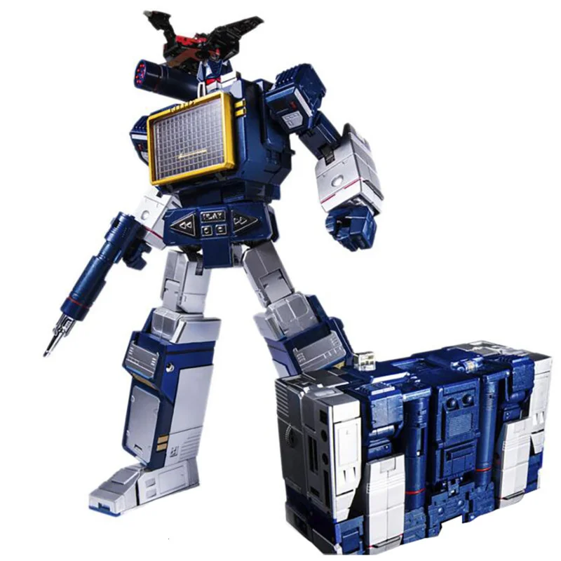 THF THF-01J THF01J Soundwave Masterpiece Transformation Action Figure Toy Soundblaster KO MP13 Movie Model Deformation Car Robot