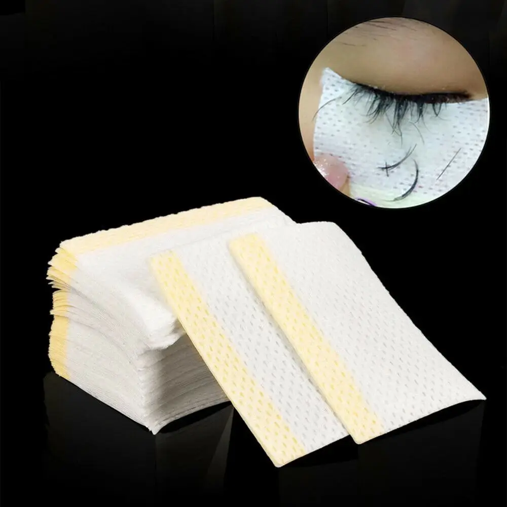 40pcs/bag Disposable Cotton Pads Wraps Eyelash Extension Patch Under Eye Pads for Grafting Lashes Eye Tips Sticker