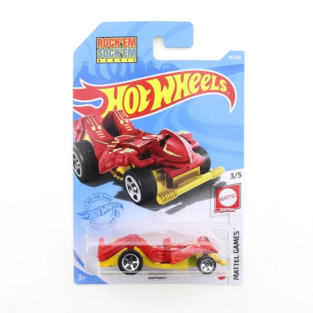 2021-46 ZOMBOT Original Hot Wheels Mini Alloy Coupe 1/64 Metal Diecast Model Car Kids Toys Gift