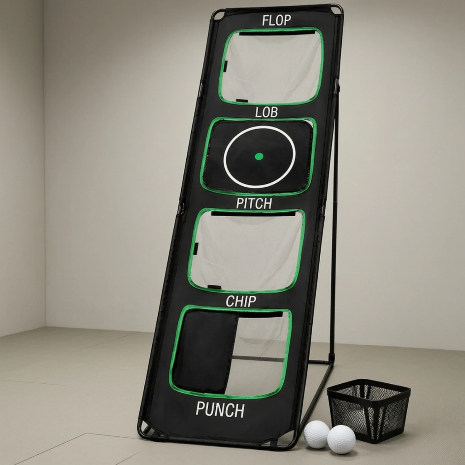 Freestanding Golf Practice Net Compact Golf Practice Net with Target Sections Multiple Targets Long-Lasting for Golfers