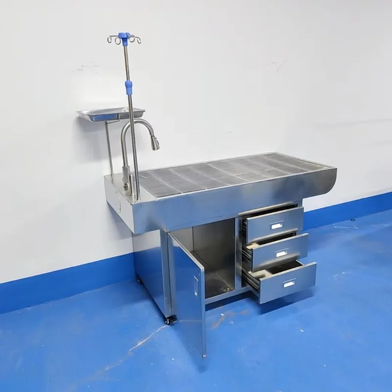 Picture 4: Reusable Pet Cleaning Table for Dog Grooming and Bathing with Veterinary Thermometer Veterinary Sink
