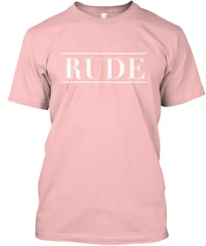 Rude T-Shirt Made in the USA Size S to 5XL