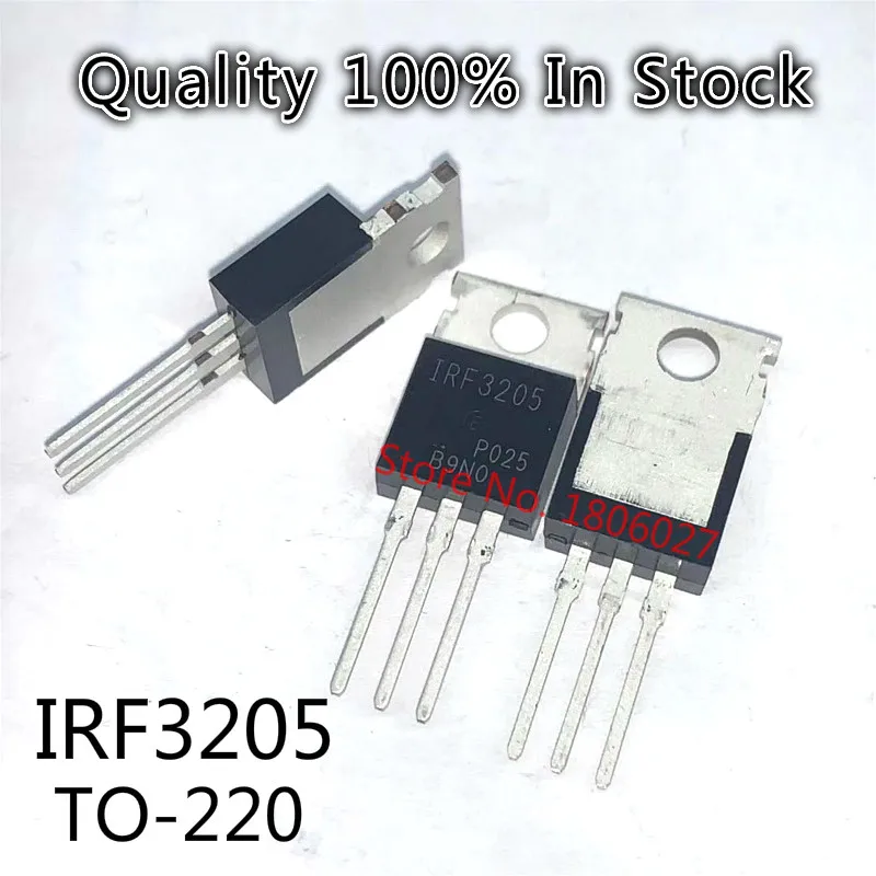 10PCS/LOT    IRF3205  IRF3205PBF 110A55V  TO-220  N-channel field effect tube inverter