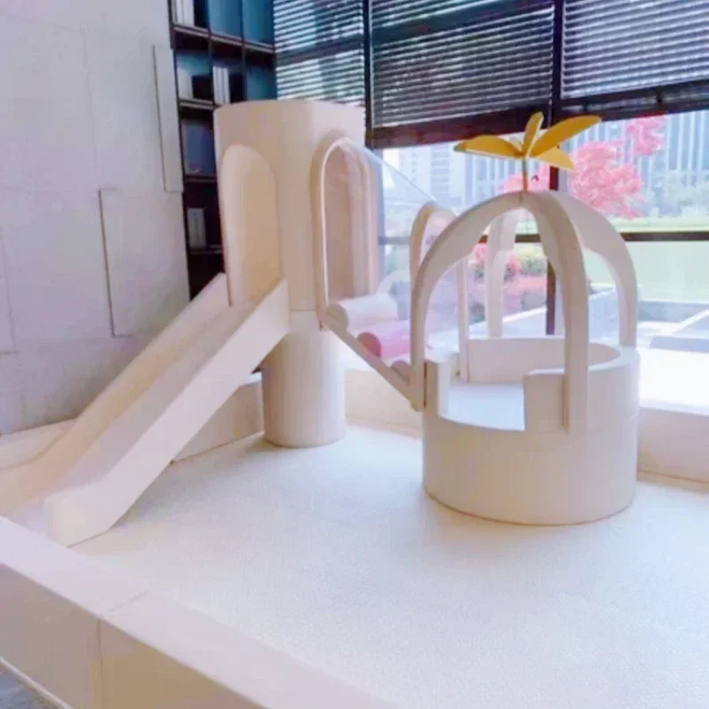 

Fun Custom Indoor Outdoor Equipment Children's Slides Climbing Playground Cafe Restaurant Rental Soft Play Party