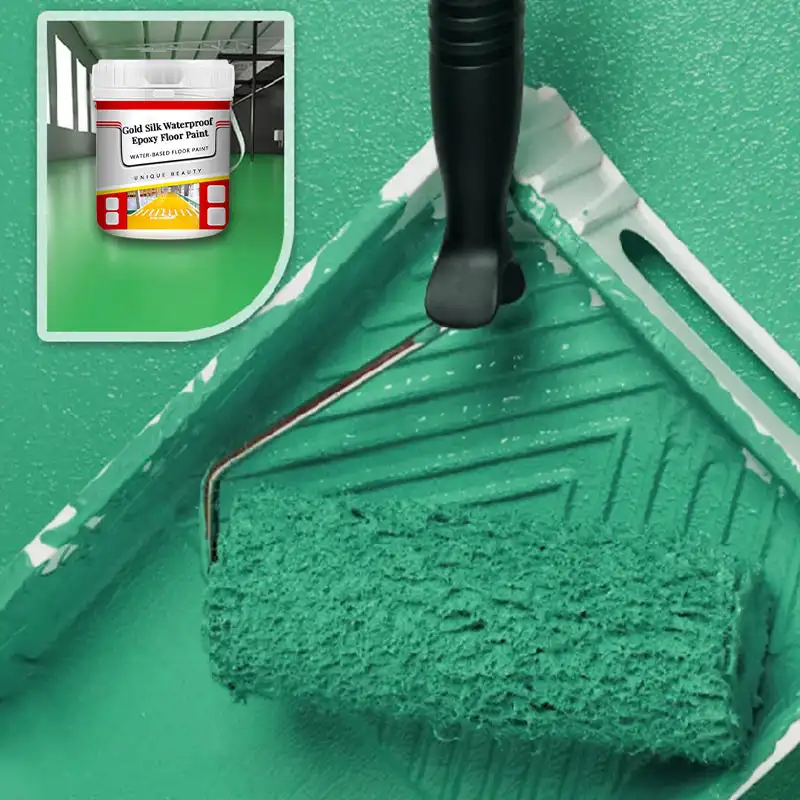 Quick-Dry Anti-Slip Water-Based Floor Paint 500g Water-Based Epoxy Floor Paint Floor Paint Pressure-Resistant Dropshipping