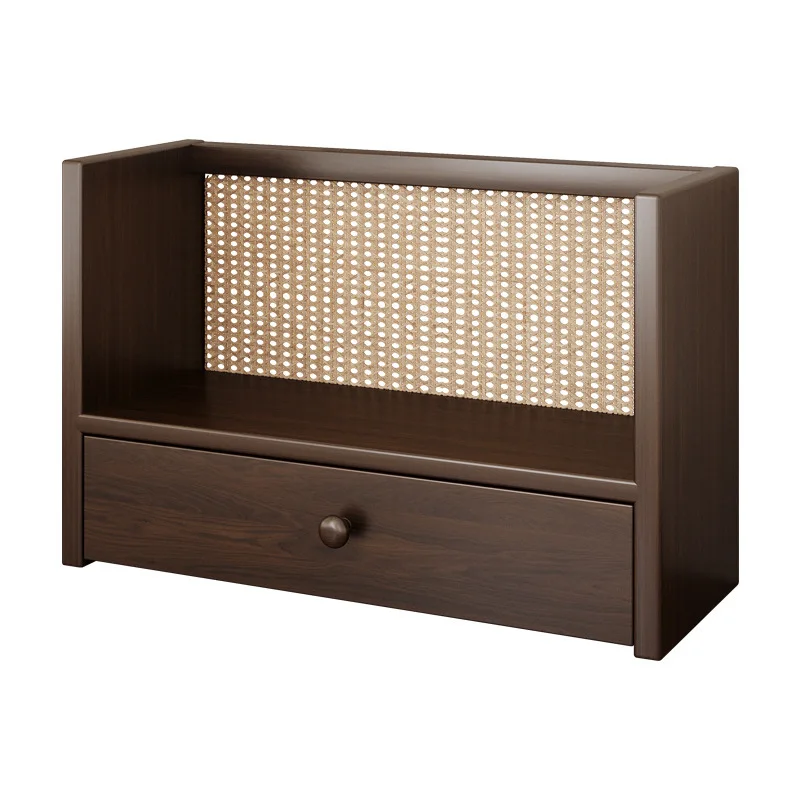 

Desktop bookshelf, all solid wood bookshelf, simple bookstand on desk