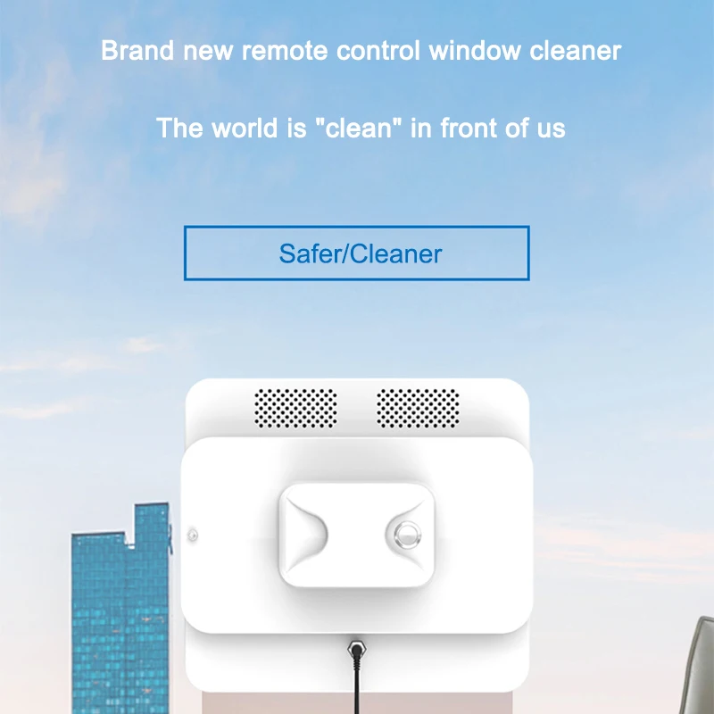 Remote control window wiping machine Home intelligent electric glass washing robot high-rise double-sided cleaning