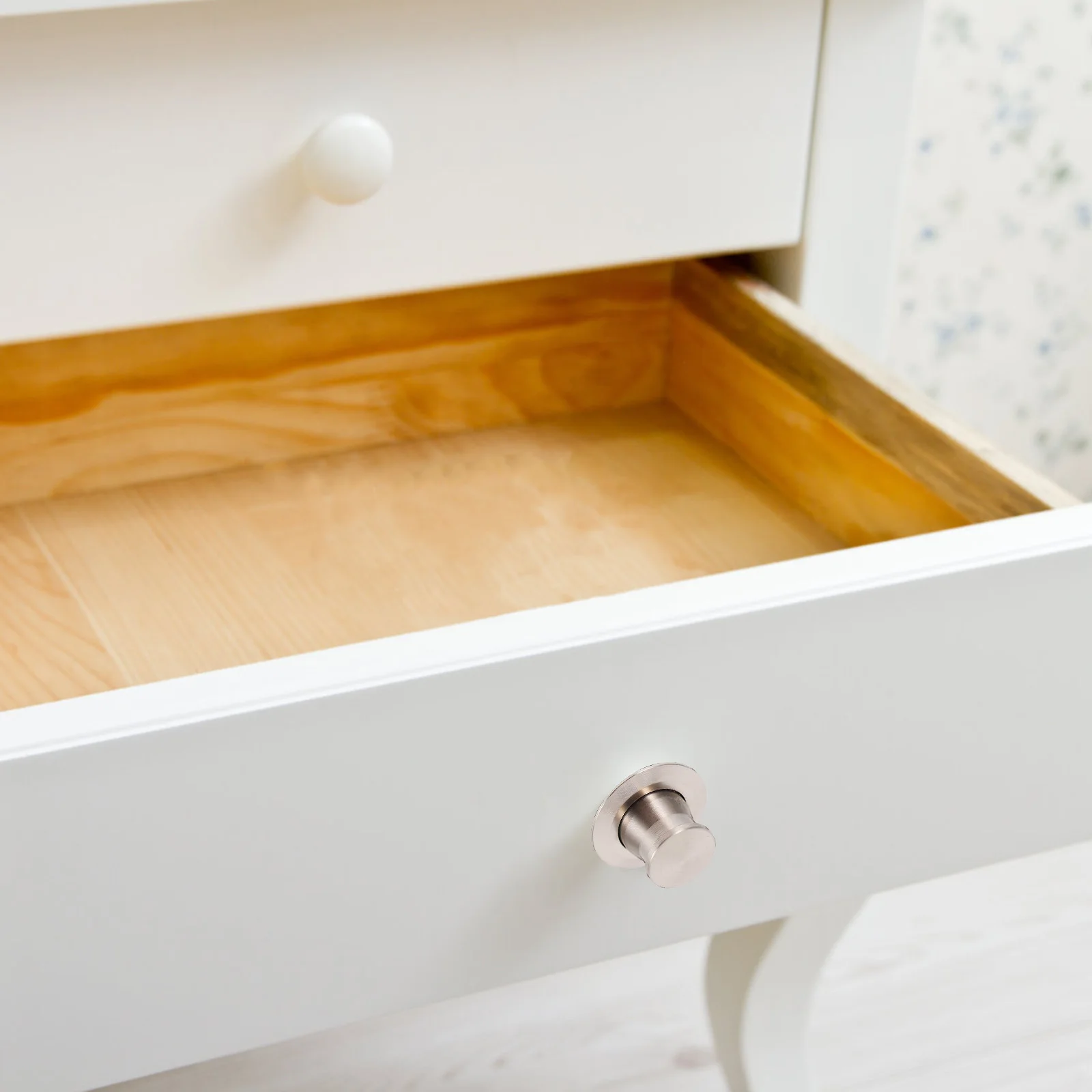 

Invisible Flush Pull Cabinet Door Handles Closet Insert Drawer Dresser Plastic Ring