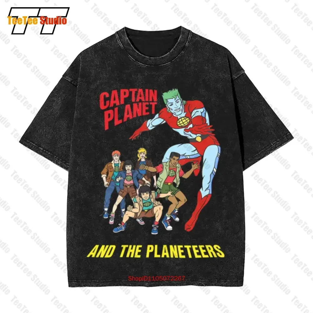 Captain Planet And The Planeteers Vintage Oversized T-Shirt 1G8F