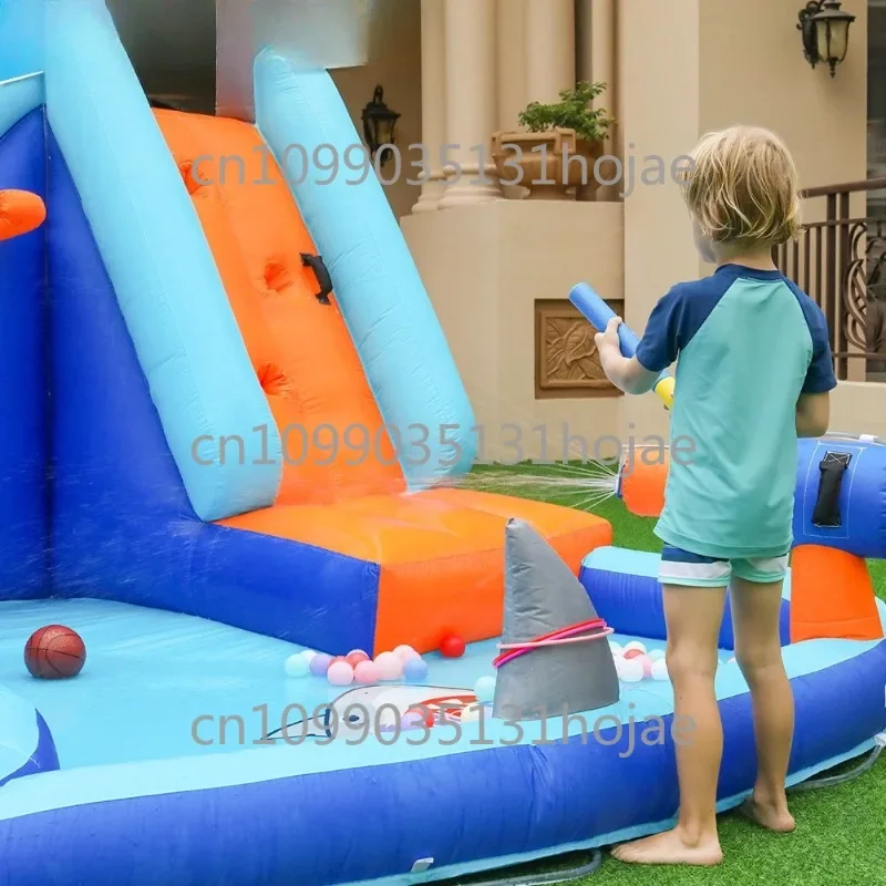 

Горячие продажи надувной бассейн с изображением акулы и фонтана для детей - большой размер, новый дизайн на складе