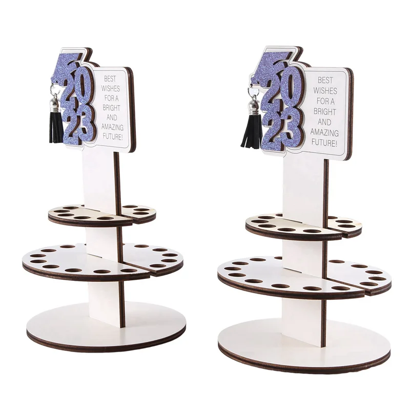 AK51-Graduation Greeting Cards Double-Layer Cash Holders With 25 Holes,Unique Gift Ideas For Graduation Reusable Durable