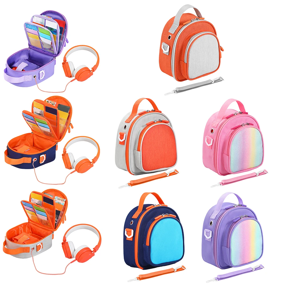 

Чехол для переноски Yoto Mini (выпуск 2024 г.), дорожная сумка для хранения, держатель для карт, вмещает до 30 карт, защитный чехол для аудиоплеера