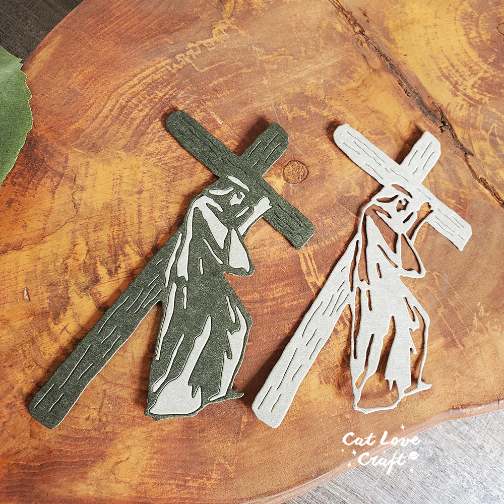 قطع معدنية Catlove تحمل الصليب يسوع يموت قصاصات القصاصات استنسل يموت تخفيضات بطاقة صنع لتقوم بها بنفسك الحرفية النقش جديد ل 2023