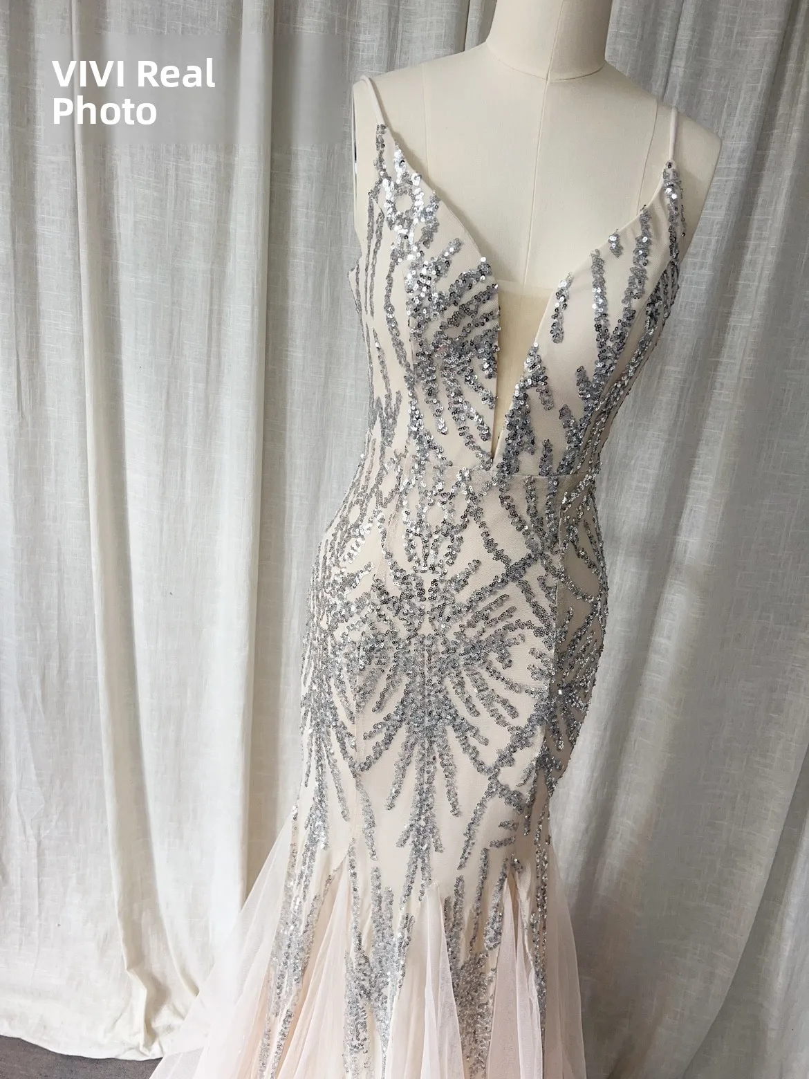 Vestido Longo Sexy com Lantejoulas e Rede para Eventos de Estrelas, Vestidos de Gala para Mulheres no Tapete Vermelho Verão 2020