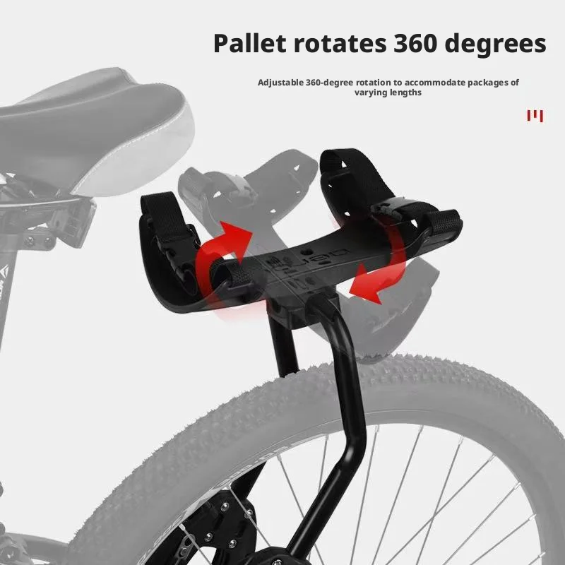 Picture 5: Bike Rear Shelf Bracket Quick Release Adjustable Bicycle Rear Seat Luggage Carrier Rack Cycling Cargo Rack Bike Accessories