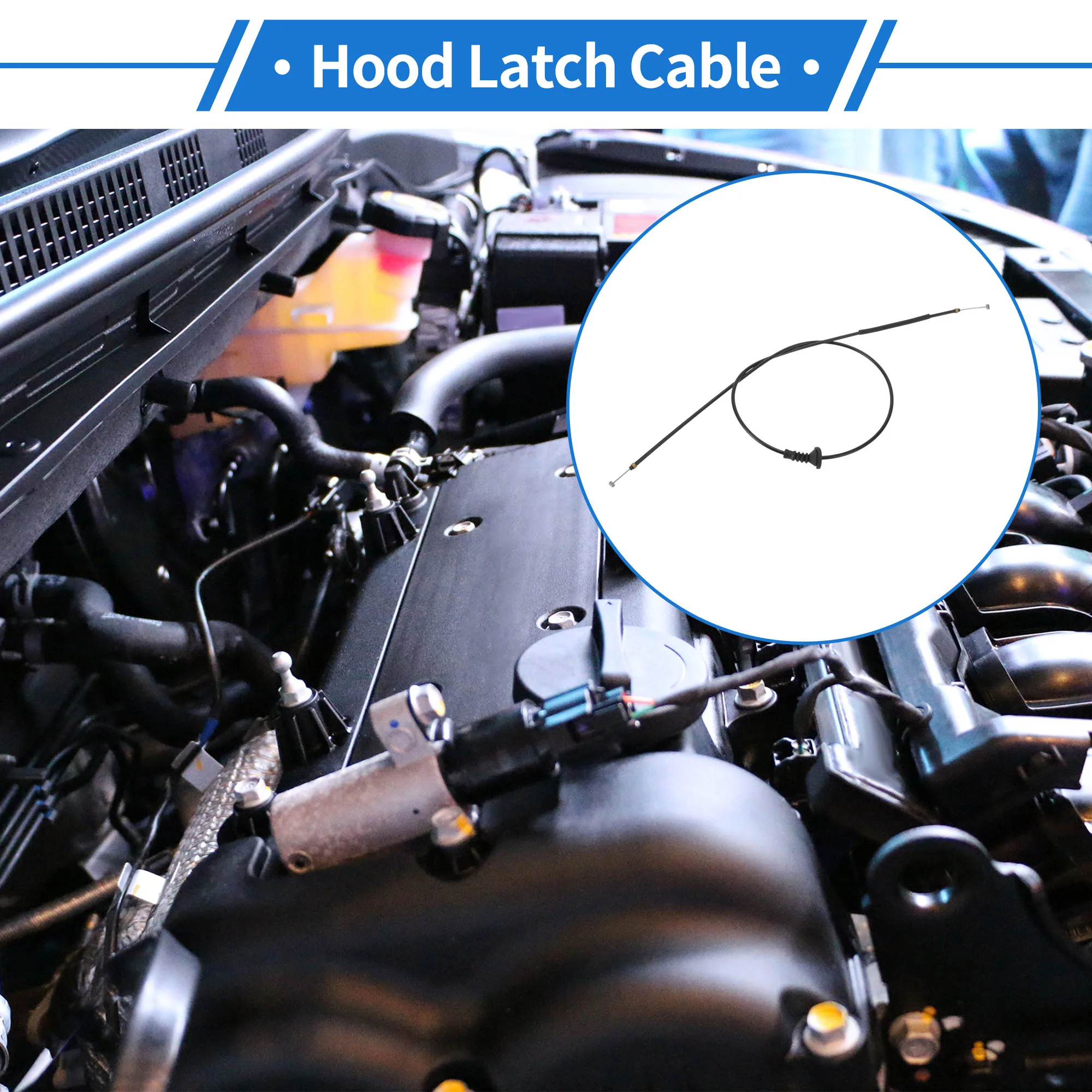 UXCELL Hood Release Cable No.51237255801 Hood Latch Cable for BMW 740LI 2011-2015
