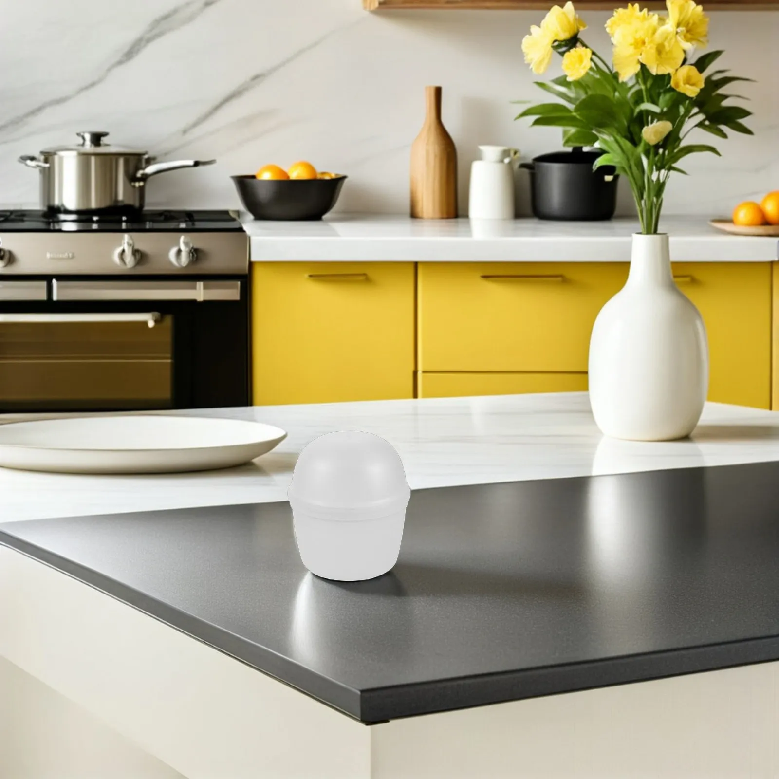 10Pcs Airtight Sealed Food Jar Frosted Storage Container 300Ml Double Lid Moisture-Proof for Cereal Tea Coffee Powdered Milk