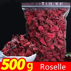 Wholesale Natural Roselle Dried Hibiscus Flowers For Beauty Health Soap Perfume Resin Jewelry Making Candle Materials Supply